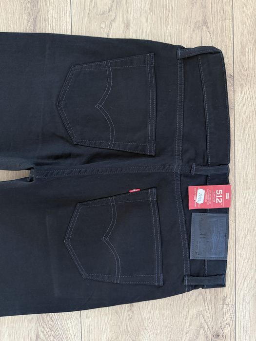 Blugi LEVIS 512 Slim Negru Barbati | Marime 33 x 34 (Talie 85 cm)