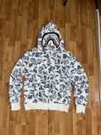 Bape Hanorac Alb Xl(fit M)