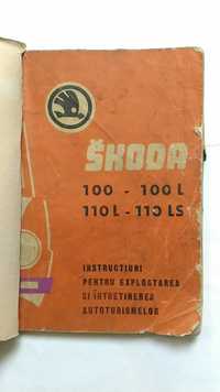 Manual de exploatare si intretinere Skoda 100-1972