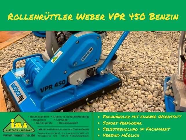 Placa compactoare cu role Weber mt VPR 450 NOU