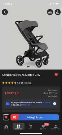 Carucior pliabil Easywalker Jackey XL (UPF 50+)