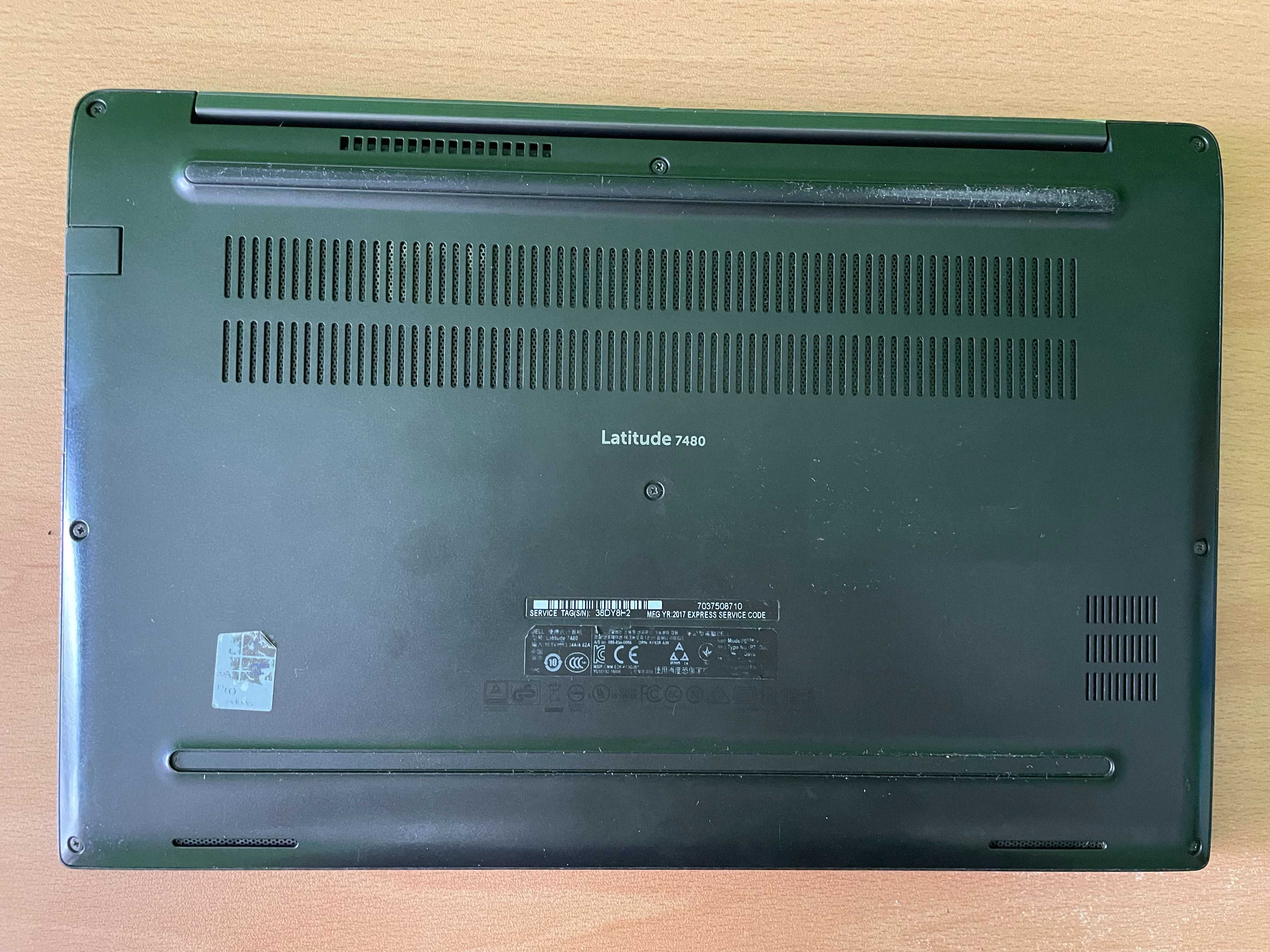 Dell Latitude 7480 - 14'', 16GB RAM, i5-7300U, НОВА БАТЕРИЯ, 128GB SSD