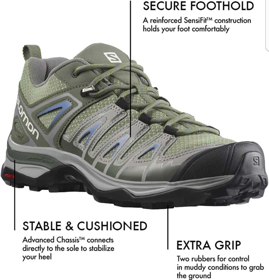 Salomon X ULTRA PIONEER AERO Women's Hiking Shoes, 36 2/3, noi