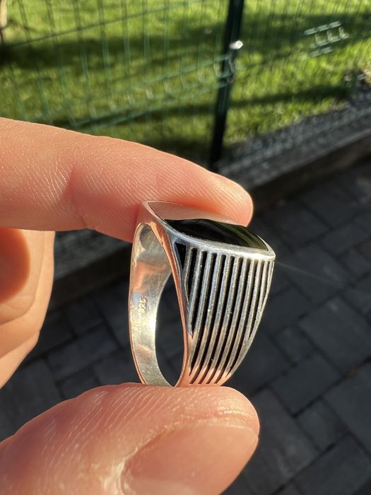 Inel argint barbati, ghiul argint 925