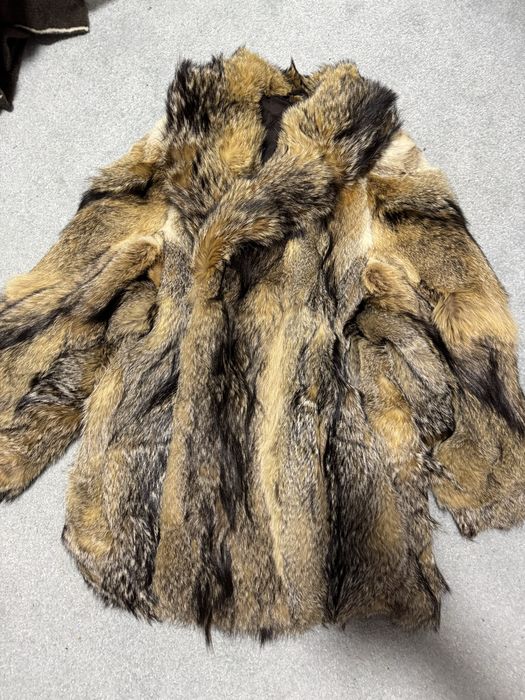Blana naturala de coiot marimea M