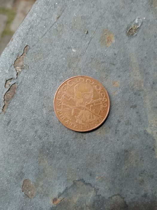 Pirate Pound 10 monedă din cupru