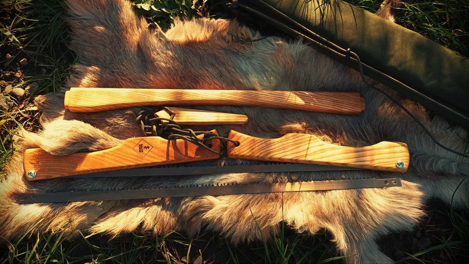 Fierastrau pliabil bushcraft, camping, lemn frasin
