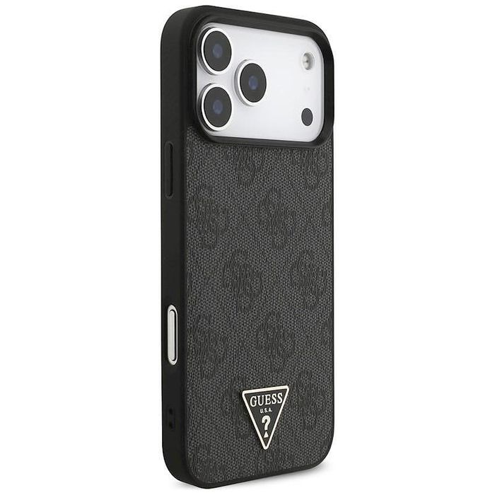 Guess - hardcase 4g triangle logo magsafe with cord strap (guhmp17lp4t