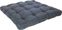 Възглавница за диван пейка палет 95 x 95 x 12, Пухкаво синьо сиво