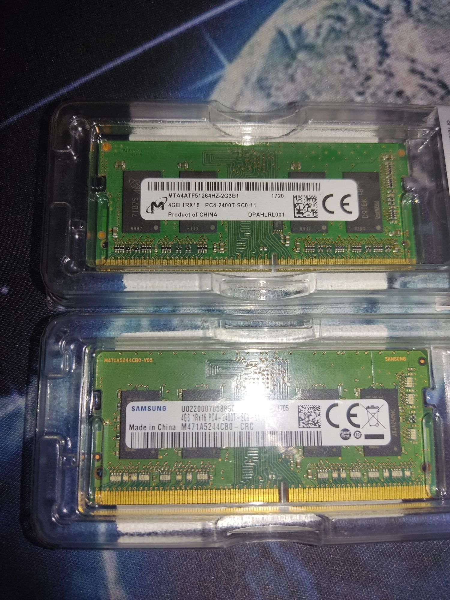 Operativ xotira 4Gb  DDR4  SoDDM(Noutbuk uchun) 2400 Mhz