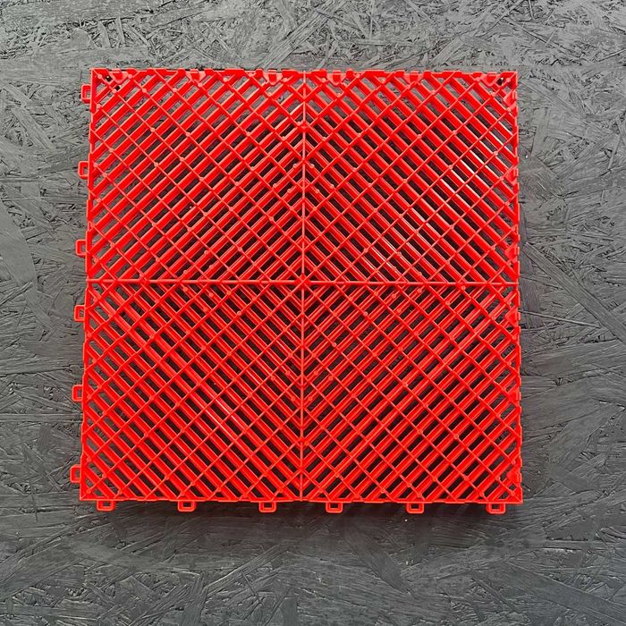 Pardoseala Modulara pentru Garaj si Service Rosu RED Made in Romania