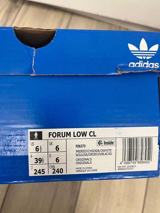 Adidas forum low CL orange