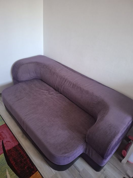 Canapea extensibila spuma poliuretanica fara cadru lemn