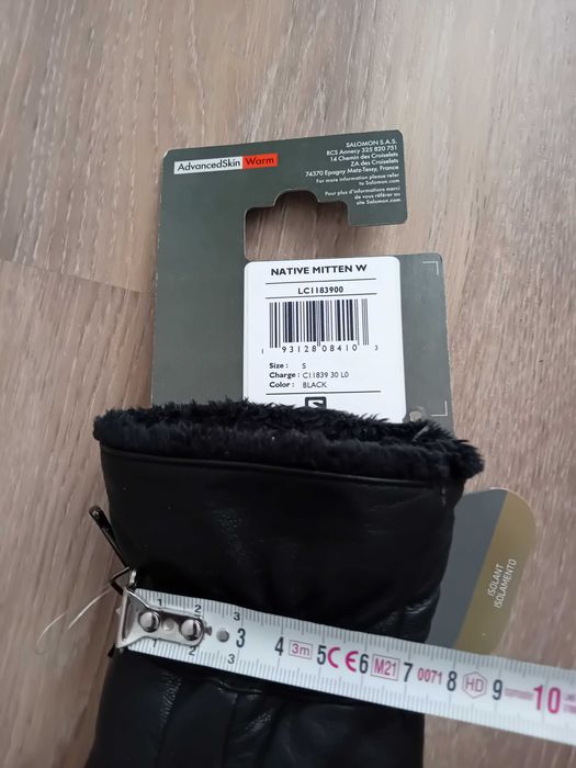 Salomon ест.кожа S-размер дамски ръкавици