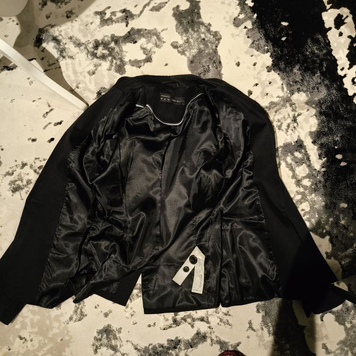 Sacou si fusta Zara 34 XS nou negru bodycon