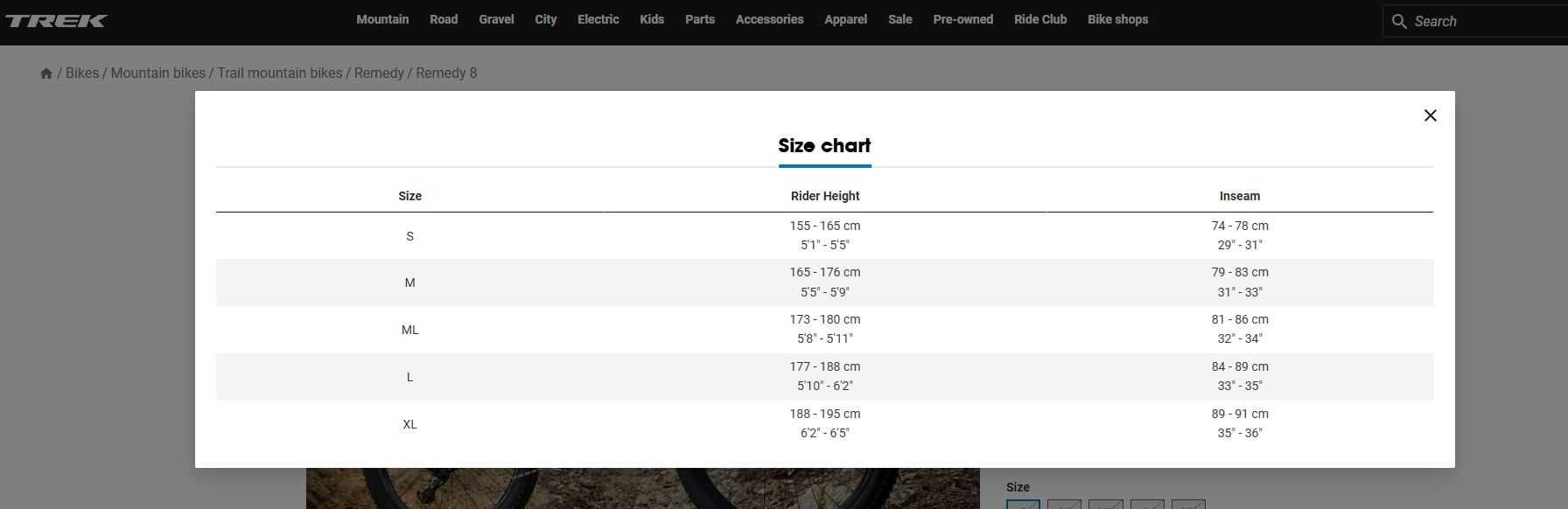 Trek Remedy 8 M/L size 27.5