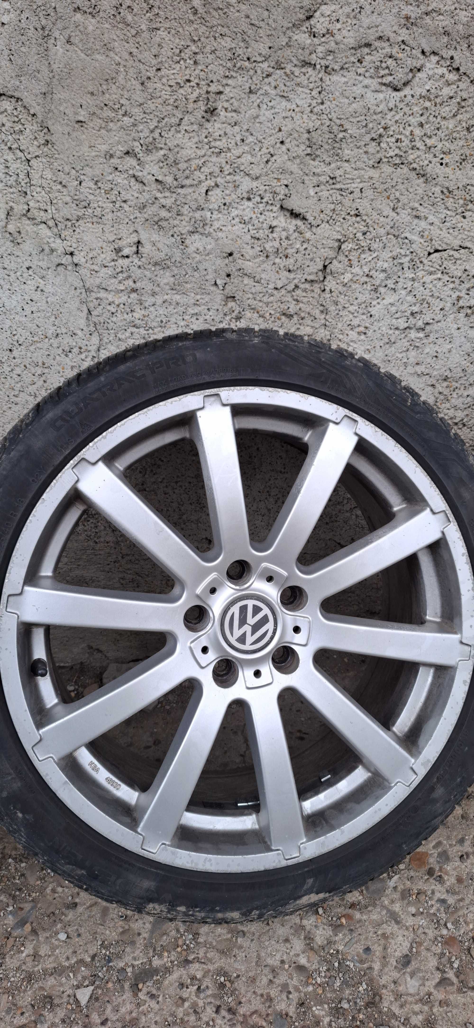 Jante vw r18 plus cauciucuri
