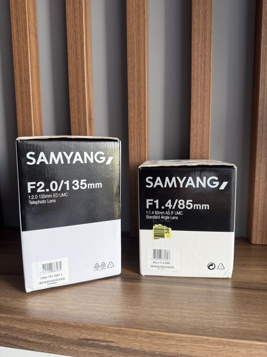Obiective Samyang F2.0/135MM - F1.4/85MM - Noi
