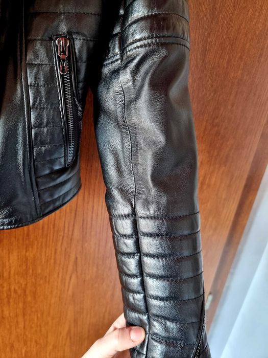 Яке от естествена кожа BALOS