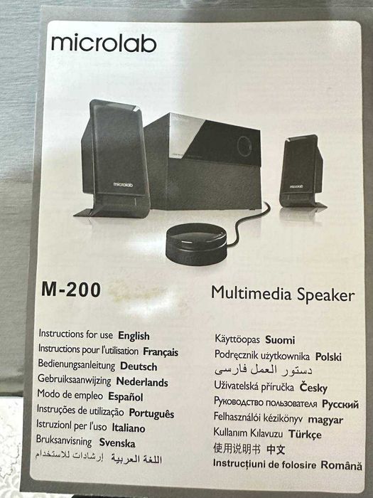 Продаются колонки и самбуфер MICROLAB M-200