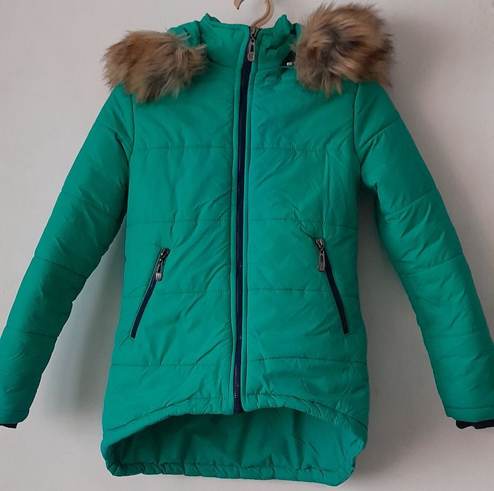 Қыз балаға қысқы жылы куртка