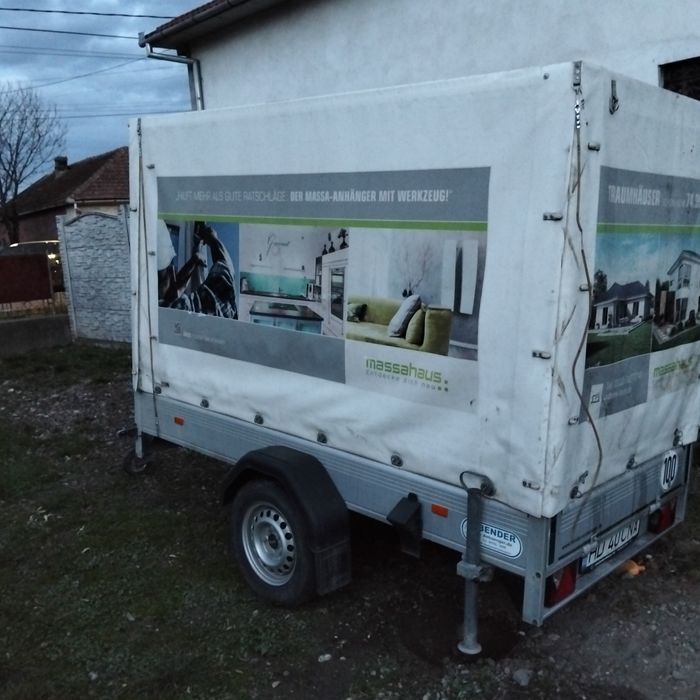 Remorca 750kg aluminiu