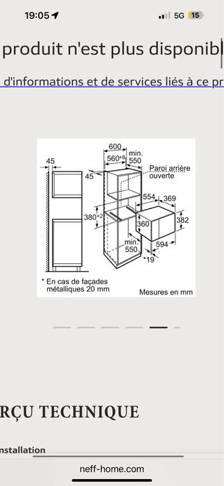 NEFF Микровълнова за вграждане 25л Перфектна GERMANY ГАРАНЦИЯ