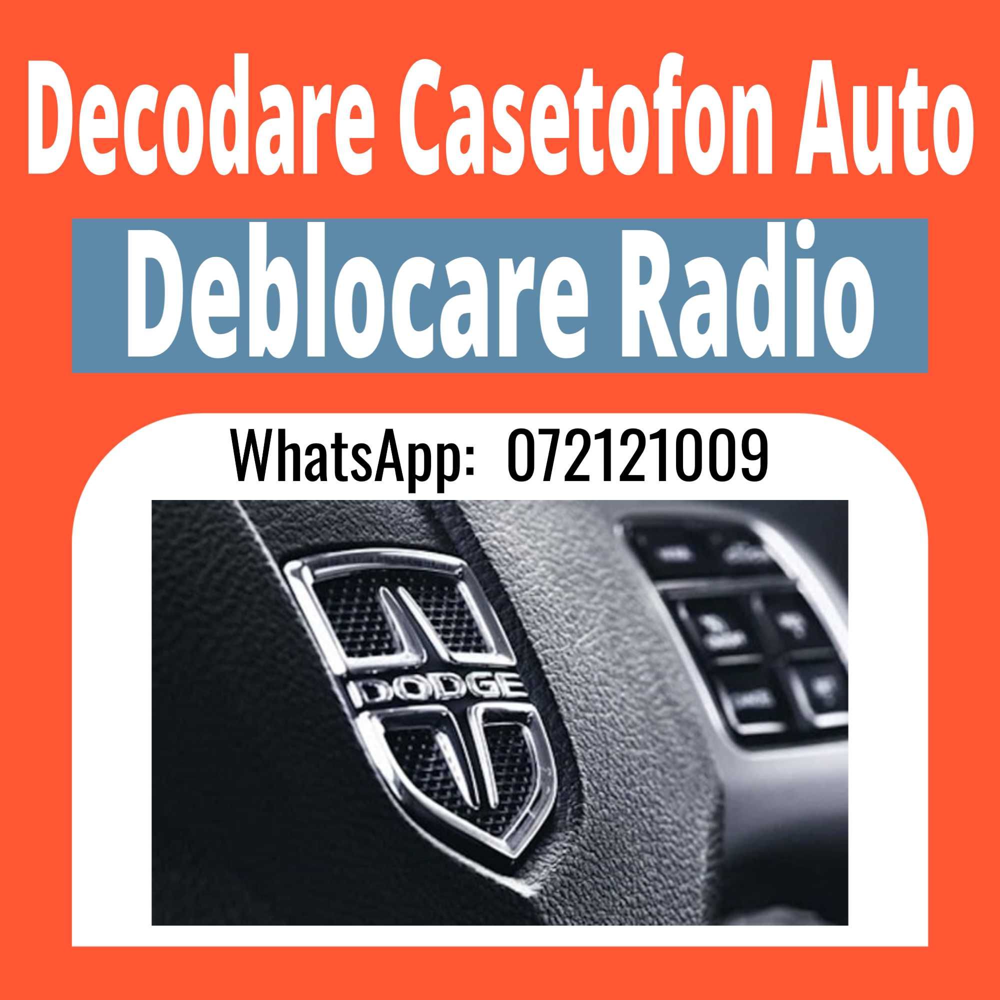 Cod Deblocare Radio Dodge Challenger Charger Durango Journey Grand PIN