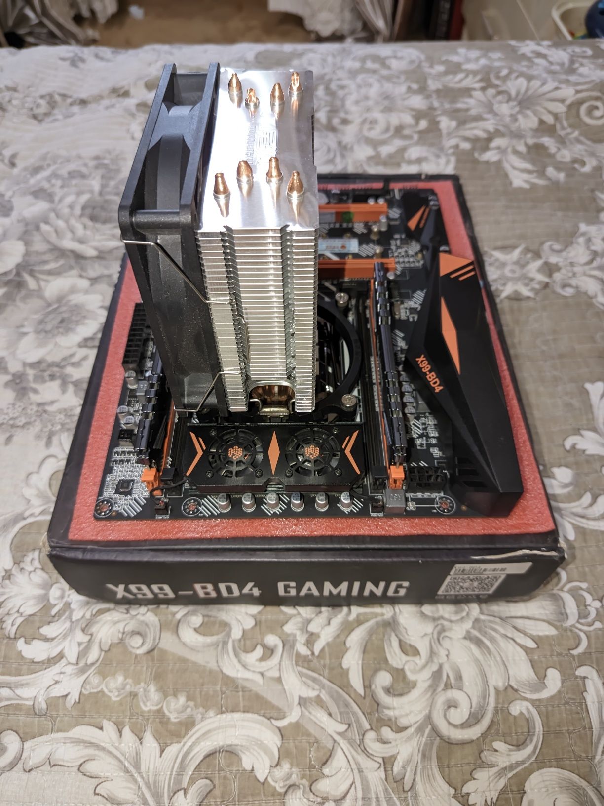huananzhi x99 bd4, xeon e5-2670v3, kllisre 16gb ddr4 2666