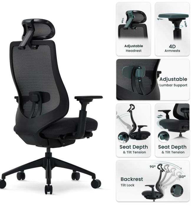 Scaun birou ergonomic COLAMY ATLAS-01 Executive
