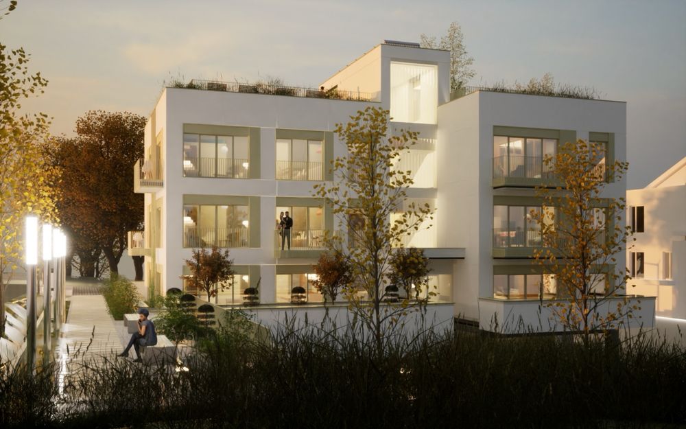 Vand teren cu AC 6 aparatmante de lux zorilor