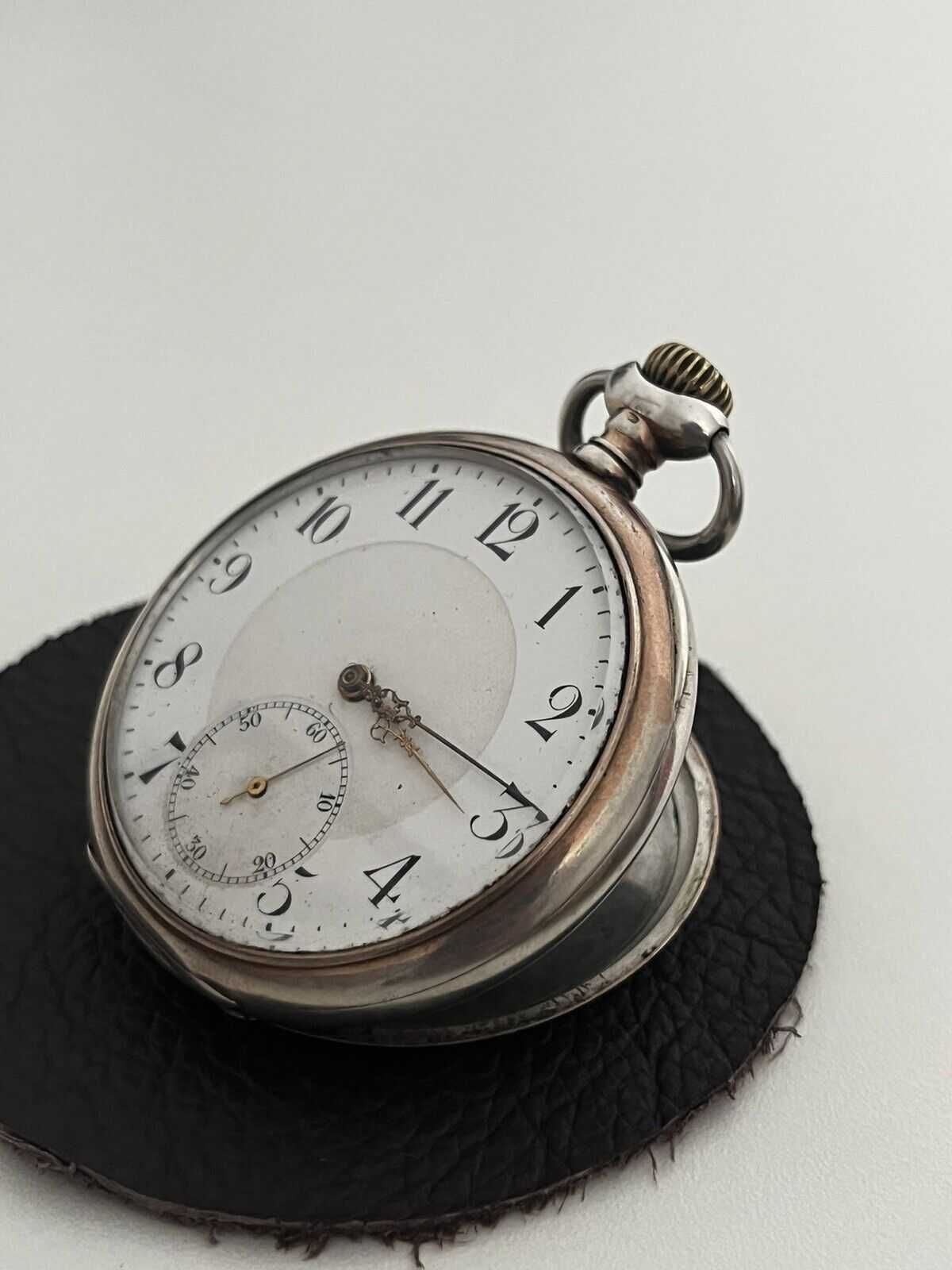 Ceas vechi de buzunar Zenith Grand Prix Paris 1900 argint