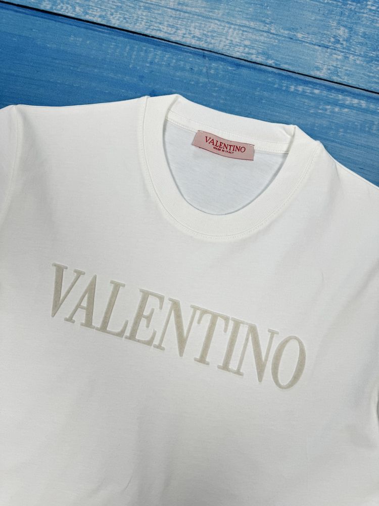 Tricou Valentino Garavani scris catifea Premium s-xxl