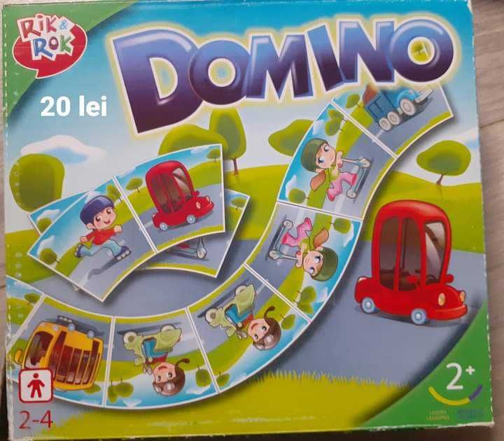 LOT 2 jocuri domino ( masini, patrula) + 1 puzzle spiderman 4 in 1 nou
