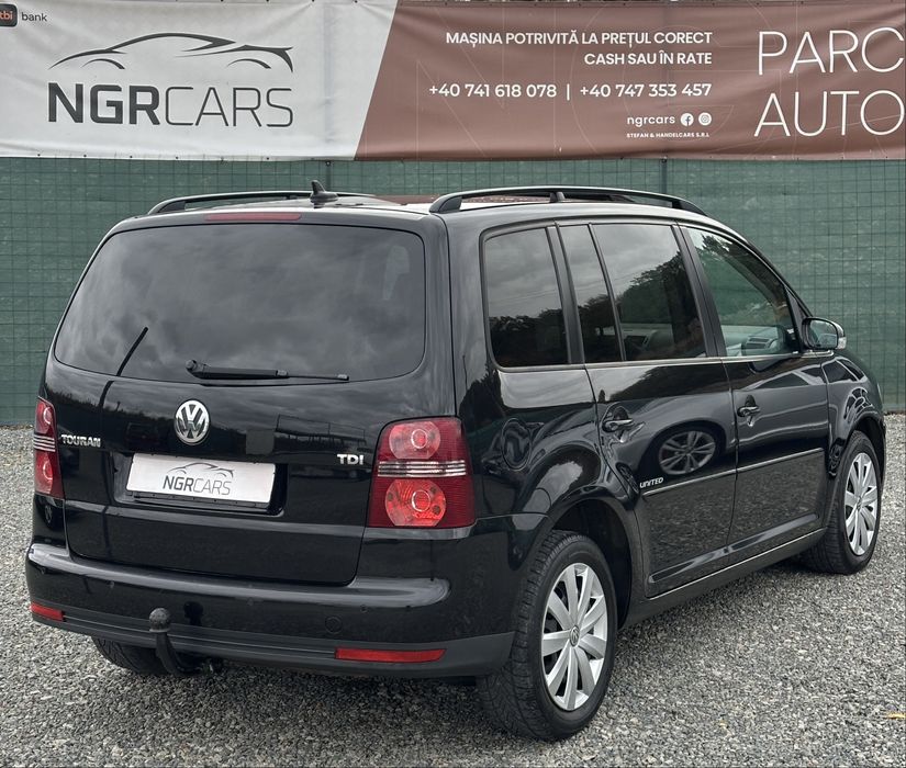Vw Touran United 7 locuri 1.9 Tdi DSG RATE/TRANSPORT/NUMERE ROSII