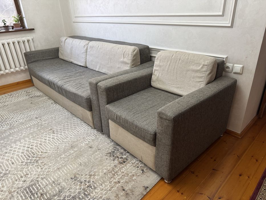 Продается диван с креслом!