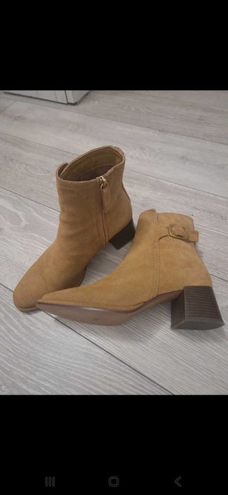 Ghete - Botine RESERVED din piele naturala