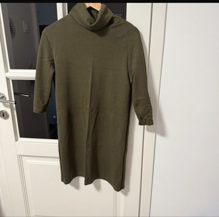 Bluza Zara kaki cu maneca 3/4