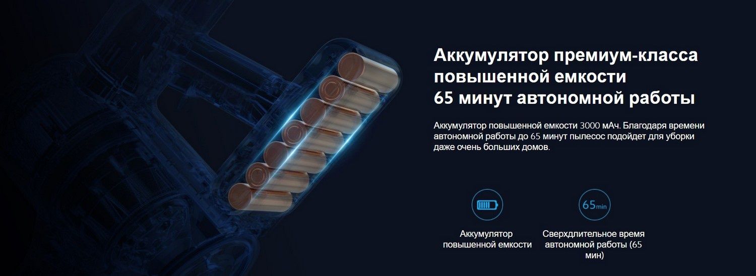 Беспроводной пылесос xiaomi G10