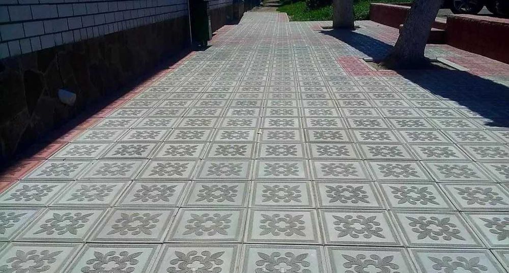 стяжка ва брусчатка териш