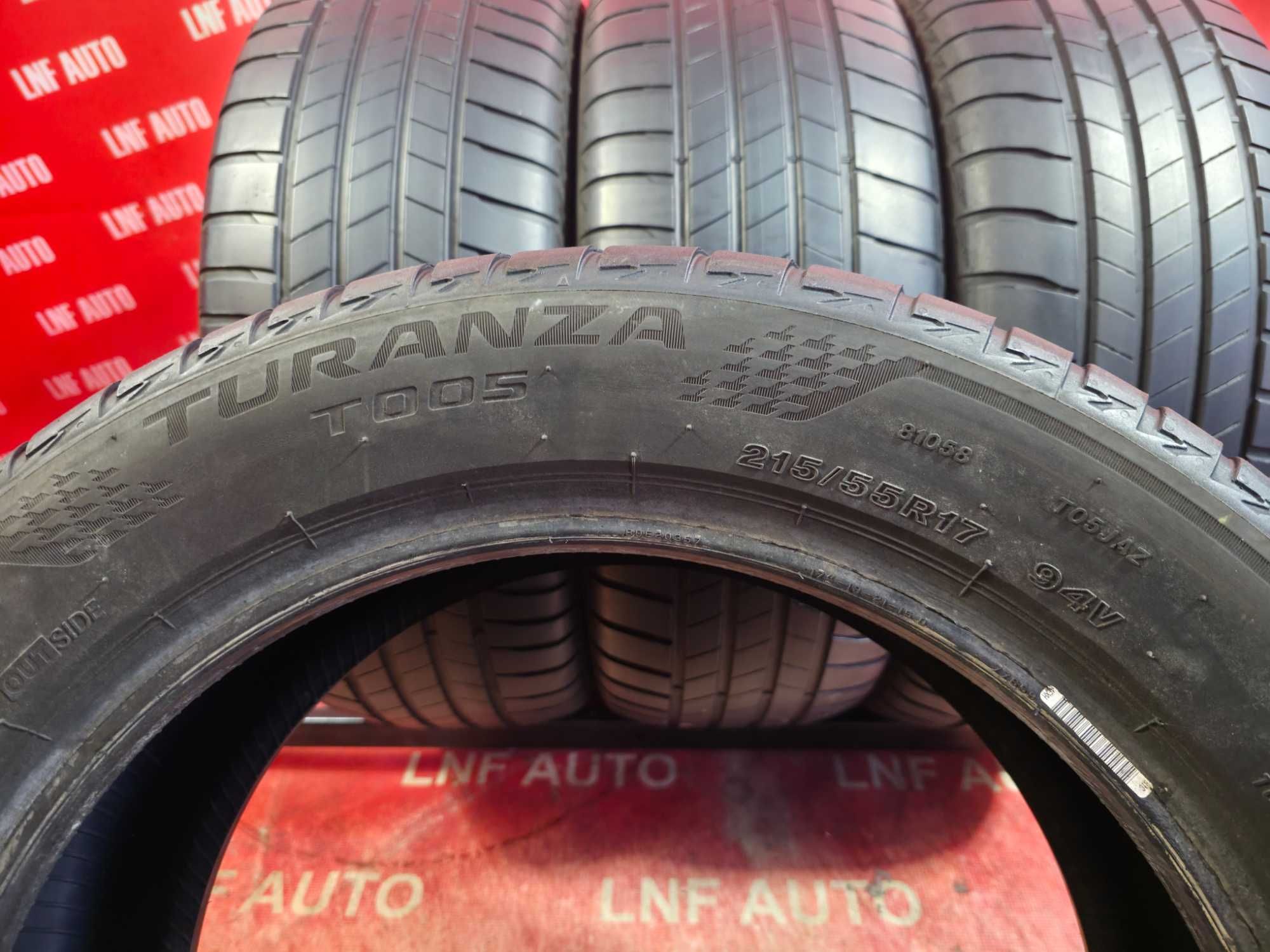 Anvelope de VARA - 215/55/17 - BIRDGESTONE - 5.35 MM - DOT 2020 !