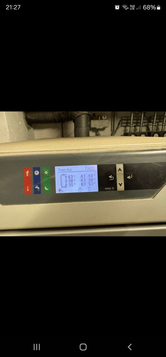 Centrala Bosch Legno one de 34 kw pe lemne
