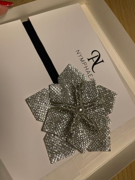 Colier-Choker Crystal Flower Nymphaea