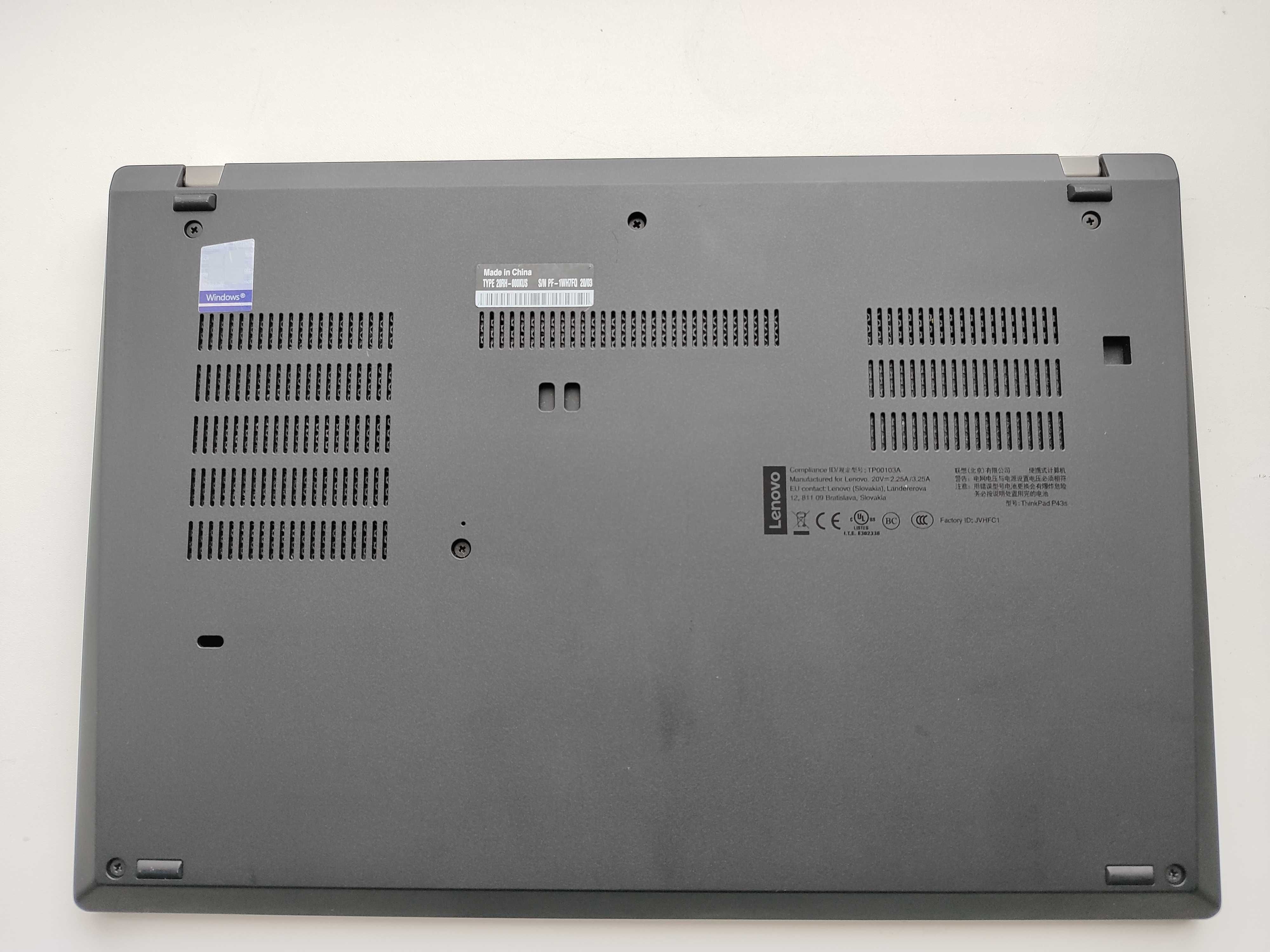 Lеnоvо ThinkPad Р43s/i7/16/500/14/FHD/IPS/NVIDIА P520/WorkStation