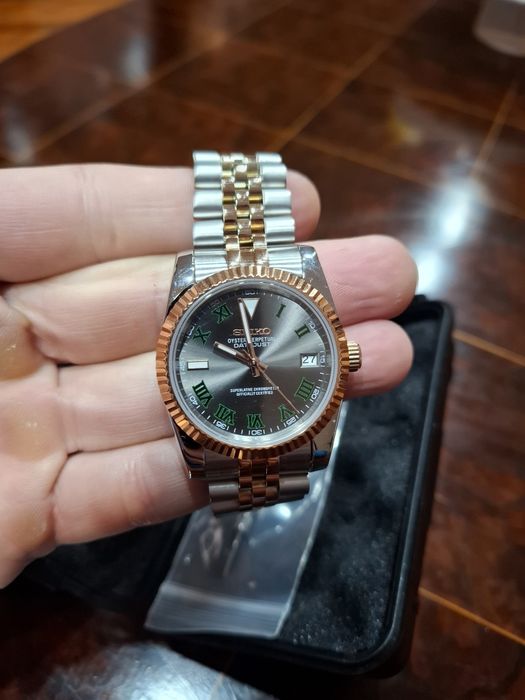 Seiko Datejust Wimbledon Rose Gold