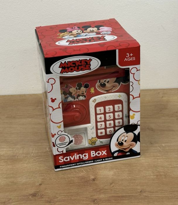 Детска касичка Мики/Мини Маус сейф за банкноти и монети с 4-ри цифрен