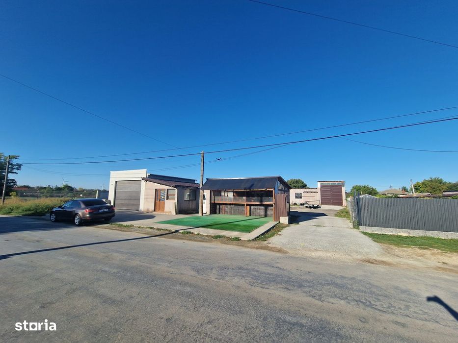 Hala 162mp constructie Bca + Dependinte 62mp, Teren intravilan 1300mp