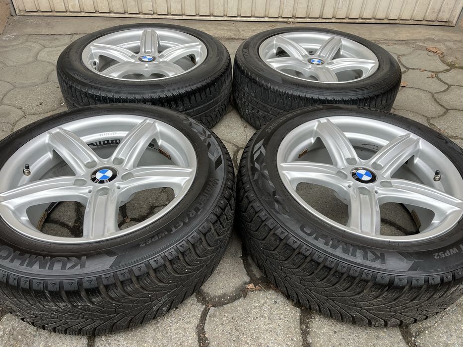 Jante aliaj 5x120mm, anvelope iarna 225/55 R17 BMW E60, E61 F10 F11 GT