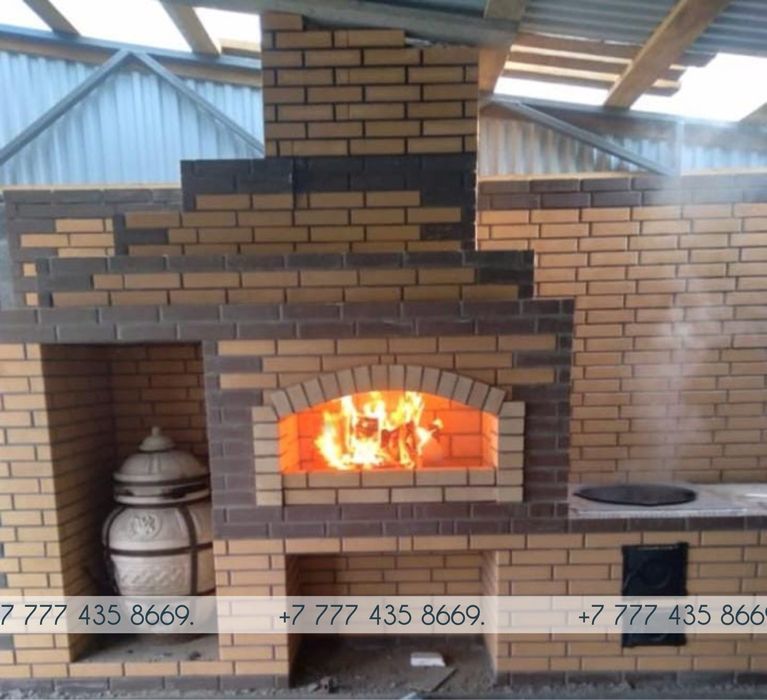 Печка казан мангал барбекю