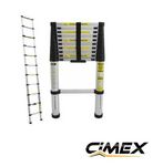 Алуминиева телескопична стълба 2 метра CIMEX DLT206B